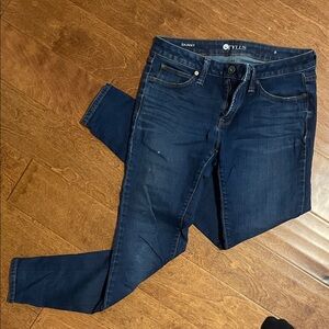 STYLUS Women's Deep Blue Skinny Jeans